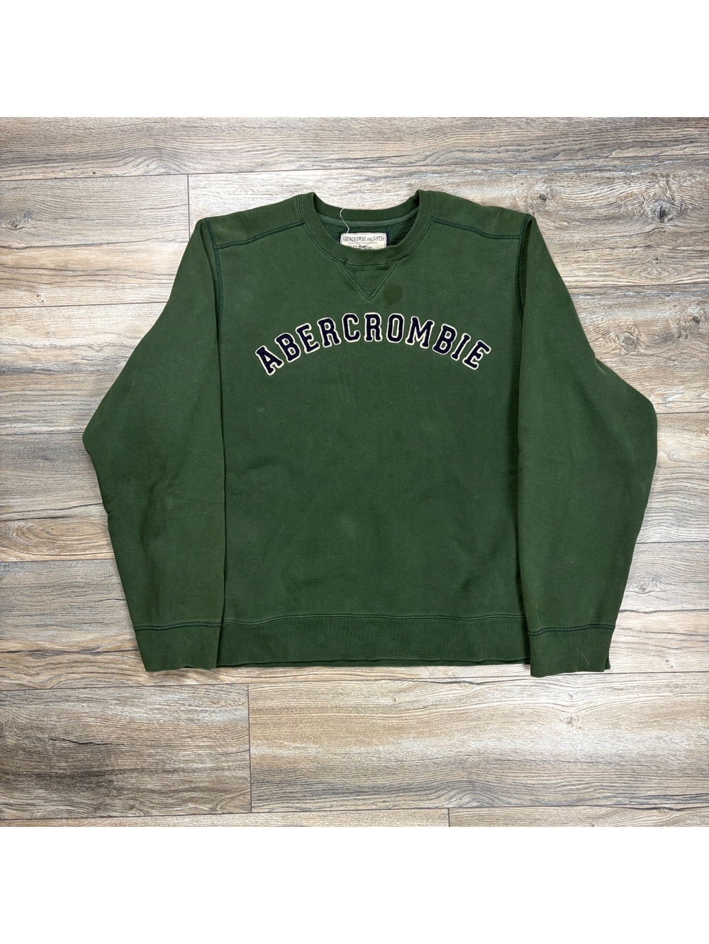 90’s Abercrombie & Fitch Green Crewneck Sweatshirt XL